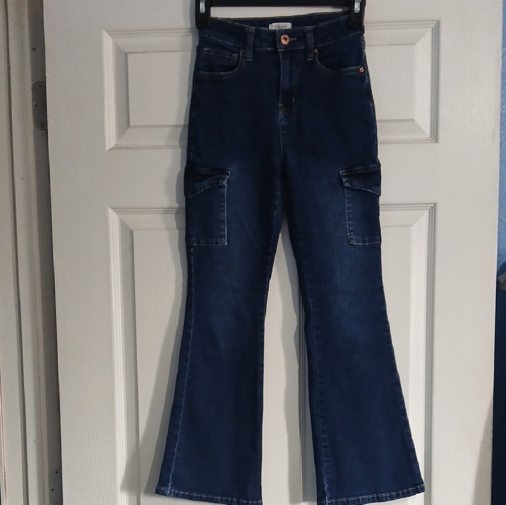 YMI Dark Blue Flare Jeans